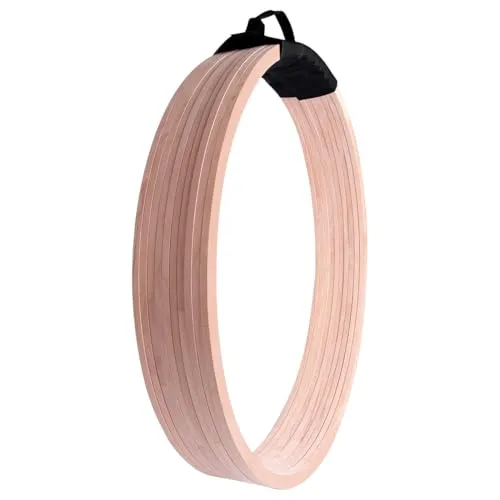 Gymnastikreifen aus Holz, 10er Set, ø 60 cm mit Tragegriff von Sport-Tec