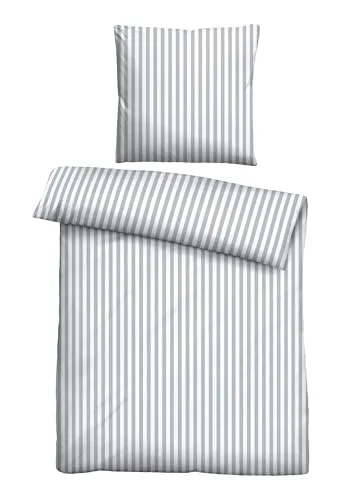 Traumhaft schlafen - Castell Jersey Bettwäsche 0070731 - Bettwäschen aus 100% Baumwolle, waschbar bis 60 Grad, mit verdecktem Reißverschluss und ideal für komfortable Nächte.