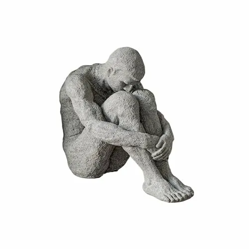 Loberon Figur Antony, handgearbeitet & kunstreich geformt in grau von LOBERON