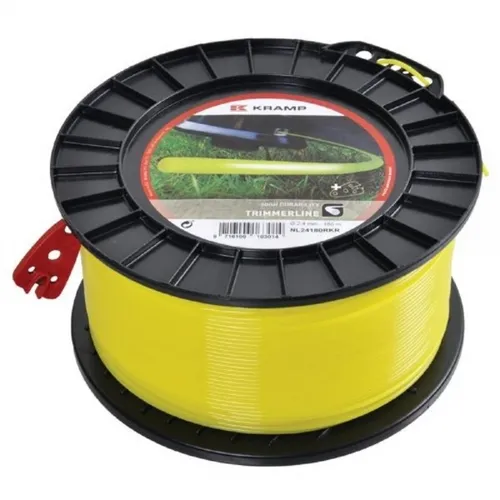 Kramp NL16100RKR Mähfaden für alle Motorsense Nylon rund gelb 1,6 mm x 100 m