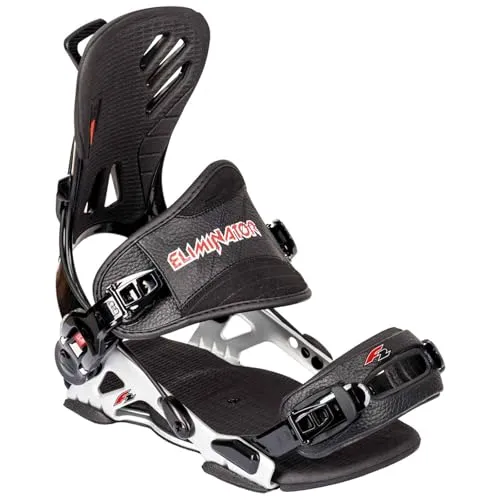F2 Snowboard Soft Bindung Eliminator Carve Fastec Silber M von F2