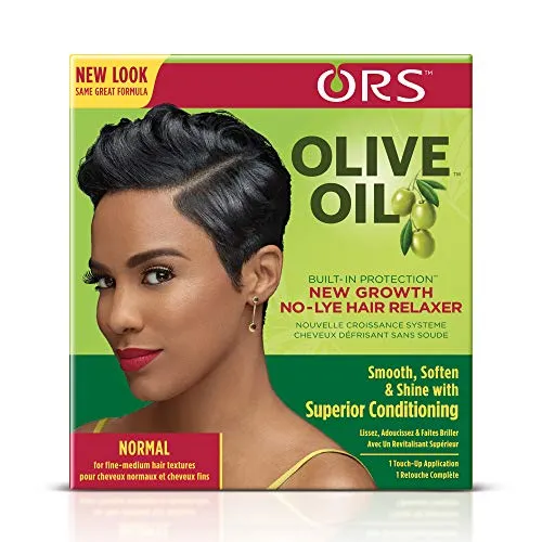 Produktbild ORS Olive Oil Hair Relaxer 184g – Haarglättungscreme mit Olivenöl, Aloe Vera & Kollagen für glänzendes, kräftiges Haar, beruhigt die Kopfhaut, spendet Feuchtigkeit. Ideal für glattes Haar.