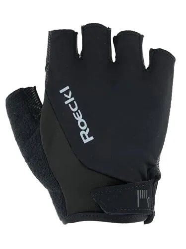 Roeckl Basel 2 Fahrrad Handschuhe kurz schwarz 2025 - Fahrradhandschuhe mit optimalem Grip und atmungsaktiver Materialmix, perfekt für sportliche Fahrten und lange Strecken.