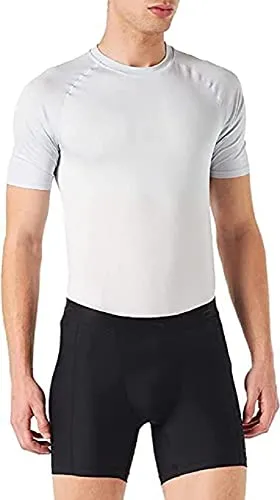Odlo The Active Sport Liner Short XXL - Schwarz - Radunterwäsche für Herren, bietet optimale Bewegungsfreiheit und verbesserten Komfort dank ODLO Bronze Polsterung sowie Feuchtigkeitsregulierung für trockene Aktivitäten.