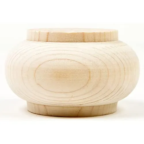 Holzando Holzfüße für Möbel aus Erle ø95 - naturbelassenes Holz - ideal für Restauration & Reparatur - Möbelfüße Holz in Verschiedene Größen & Materialien erhältlich