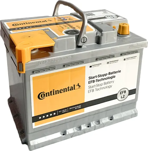 Starterbatterie Continental, Start Stop 60ah 560a