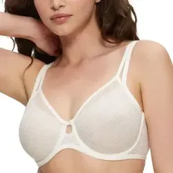 Triumph BH Signature Sheer W01 EX Weiß D 75 Damen - Funktionsunterwäsche - Eleganter Minimizer-Bügel-BH mit optimalem Komfort und einem raffinierten transparenten Design, das Ihre Silhouette perfekt formt.