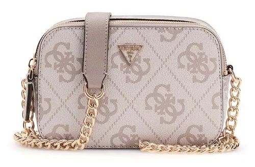 Guess Umhängetasche Crossbody Camera Bag grau - Stylische Crossbody-Tasche für Kameras, aus hochwertigem Polyurethan. Mit verstärktem Schulterriemen und praktischem Zipper-Verschluss, ideal für den täglichen Einsatz und sichere Aufbewahrung Ihrer Kamera.