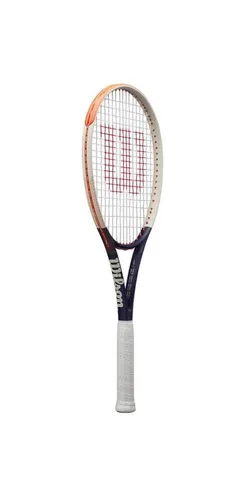 Wilson Tennisschläger Roland Garros Triumph 105in - Besaitet, Griffstärke 4 - Tennisschläger mit übergroßem Schlägerkopf für mehr Kontrolle und Spin-Potenzial, ideal für Freizeitspieler. Die Double Hole Technology sorgt für zusätzliche Power.