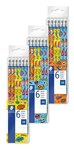 STAEDTLER 175 COC12 Farbstifte, sechseckig, 12 Stück Sechseckig 6 Stück Blacklead