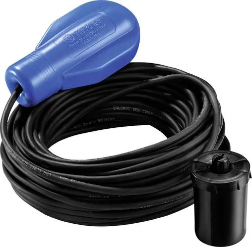 Finder Schwimmerschalter 72.A1.1.000.0502 - Hochwertiger Schwimmerschalter für zuverlässige Wasserstandskontrolle, aus robustem Kunststoff, max. 10 A, ideal für verschiedene Anwendungen im Elektrobedarf.