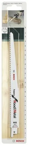 Bosch Accessories 2609256712 Säbelsägeblatt Bimetall, S 1111 DF Heavy for Wood and Metal Sägeblatt-Länge 228mm 2St.
