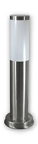 LICHT DISCOUNT 230V LED Standleuchte ST022-450 - Moderne Wegeleuchte für den Außenbereich mit dimmbarem 9 W E27 LED Leuchtmittel. Ideal als Pollerleuchte oder Gartenlampe mit warmweißem Licht und IP44 Schutz.