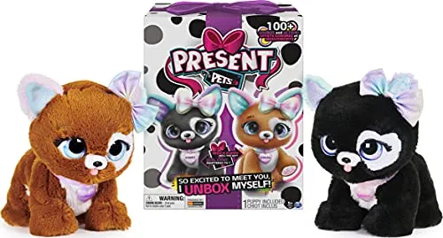 SPINMASTER Rainbow Glitter Plüschwelpe