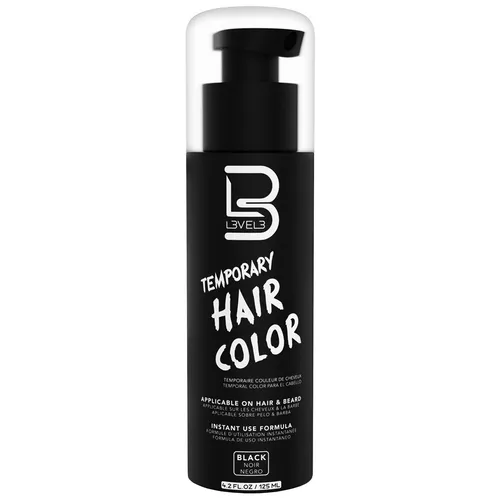 Level3 Odsiwiacz für Bart & Haare Gel Schwarz 125ml temporär Männer