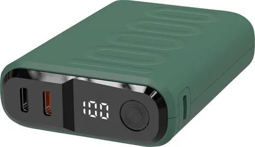 Powerbank RealPower PB-10000C PD+ 3x Type-C - Powerbank mit 10.000 mAh, 3x Type-C Anschlüsse und Schnellladefunktion, ideal für unterwegs und kompatibel mit allen Geräten.