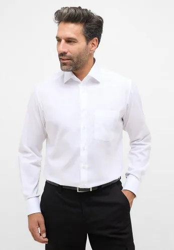 ETERNA MODERN FIT Langarmhemd für Herren, Gr. 46, bügelfrei - Business- & Abendmode für Herren, leichtes, tailliertes Langarmhemd aus 100% Baumwolle, ideal für Büro und Freizeit, immer knitterfrei und angenehm zu tragen!