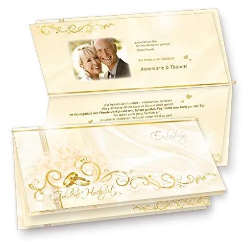 Einladung Goldene Hochzeit