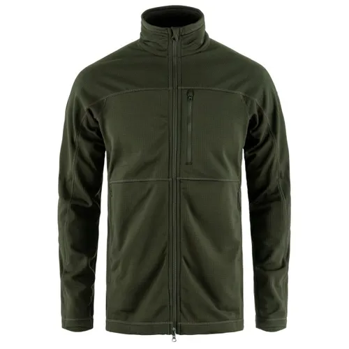 Fjällräven Abisko Lite Fleece Jacket M deep forest (662) XXL - Outdoor Freizeitjacken für Herren, leichte und packbare Fleecejacke aus recyceltem Polyester, ideal für Reisen und Wanderungen bei warmem Wetter.