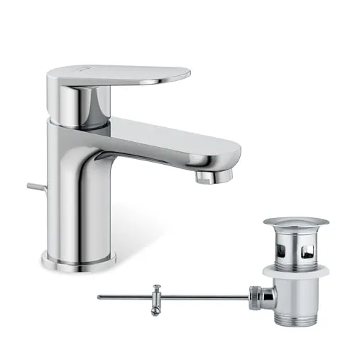 KLUDI-X1 Waschtischarmatur mit Zugstangen-Ablauf von Kludi