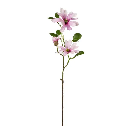 Kunstblume Kunstblume STERNMAGNOLIE 60cm. Magnolie mit 3 Blüten und Knospe., Gasper, Höhe 60.00 cm