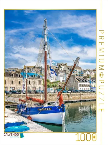 CALVENDO Puzzle Port de Douarnenez 1000 Teile – Spaß für die ganze Familie