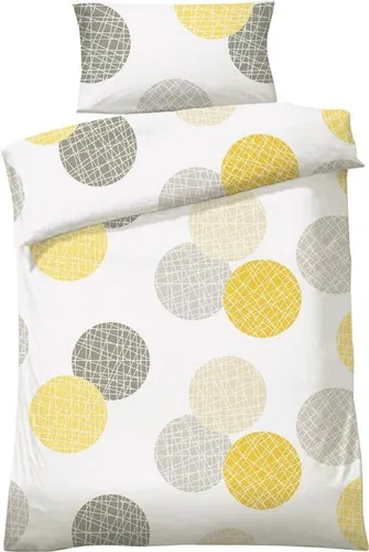 Dyckhoff Bettwäsche Weichfrottier 135x200 cm in Senf-Silber