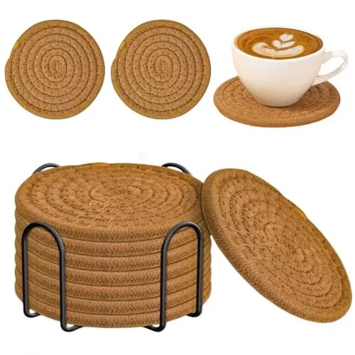 Glasuntersetzer & Bierdeckel Braun von Tootesa