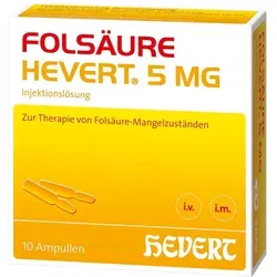 Folsäure Hevert 5 mg Ampullen