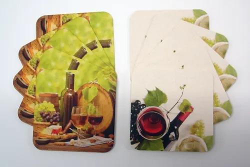 Stück Wein-Untersetzer Glasuntersetzer Bierdeckel Gastronomie Deckel Getränke 50