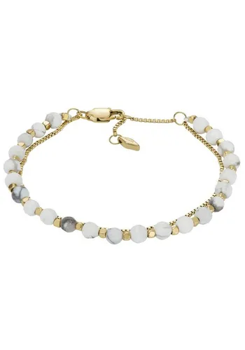 Fossil Armband All Stacked Up Howlite in gold von Fossil