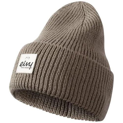 Eivy Damen Easter Rib Wool Beanie-Mütze, Faded Oak, Einheitsgröße - Strickmützen für Damen, aus 100% Oeko-Tex zertifiziertem Acryl, bietet warmen Tragekomfort und schwedisches Design.