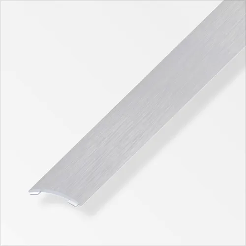 alfer Übergangsprofil 1 m, 30 x 5 mm Alu eloxiert gebürstet grau
