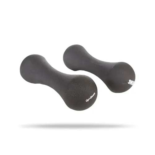 GymBeam Neopren-Hanteln in grau von GymBeam
