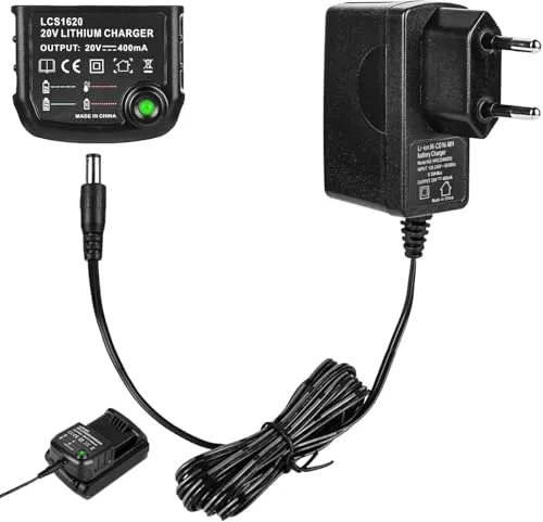 18V/20V Ladegerät Kompatibel mit Black & Decker: 18V/20V Lithium-Ionen-Ladegerät, Lithium-Ionen-Batterie BL2018 BL2018-XJ LBXR20-OPE LBXR20 LB20 LBX20 LBX4020 LB2X4020 LBXR2020-OPE BL1514 LBXR16