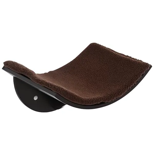 PawHut Katzenliege - Multifunktionales Katzenbett mit Plüschauflage - Aktivitätskratzbäume: Die Wandliege bietet Ihrer Katze einen gemütlichen Ruheplatz mit Aussicht und Spielmöglichkeiten. Robuste MDF-Konstruktion für langanhaltenden Spaß.