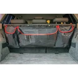 HP Autozubehör Kofferraumtasche mit 3 Fächern schwarz