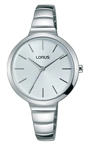 Lorus Damen Analog Quarz Uhr mit Edelstahl beschichtet Armband RG217LX9