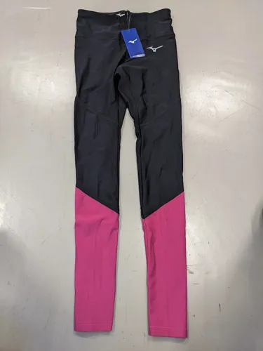 Mizuno Damen Core Long Tight Hose Schwarz/Pink Größe XS