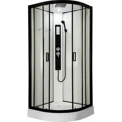 Kabine mit Hydromassage 90x90 cm