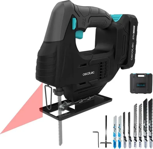 Cecotec 21-V-Akku-Stichsäge mit Laserführung