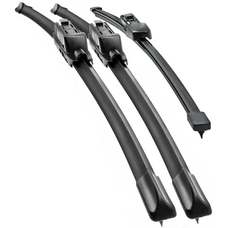 Trades Best Scheibenwischblätter für VW Golf Plus (Typ 5M Facelift) 01/2009-01/2014, vorne und hinten, (Komplett-Set), Scheibenwischer Front- und Heckscheibe