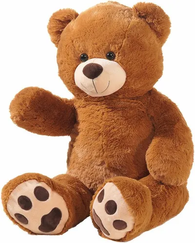 Heunec Kuscheltier Teddybär braun - 100 cm, weicher Plüschbär, ideal ab Geburt und bei Handwäsche pflegeleicht