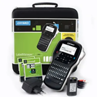 DYMO LabelManager 280 Tragbares Beschriftungsgerät - Drucker für individuell anpassbare Etiketten, wiederaufladbar und mit praktischer QWERTZ-Tastatur für schnelle Texteingabe. Ideal für Büro und Zuhause.