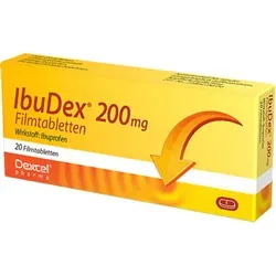 IBUDEX 200 mg Filmtabletten 20 St von Dexcel Pharma