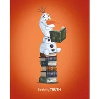 Komar Wandbild Frozen Olaf Reading 40 x 50 cm von Komar