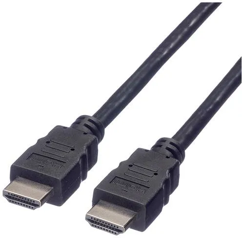 VALUE High Speed HDMI-Kabel 15 m - Abgeschirmt, Schwarz - Monitor-AV-Kabel & Adapter, ideal für 3D-Übertragungen mit einer Länge von 15 m, sorgt für eine stabile und hochwertige Verbindung.