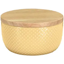 Kleine Wolke Wattedose DOTTY Solaris in gelb von Kleine Wolke