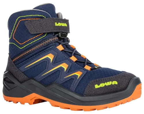 Lowa Kid's Maddox Warm GTX Mid Junior - Winterschuhe blau, Gr. 40 - Wasserdichte Winterschuhe für Kinder mit GORE-TEX und Schnellschnürung - ideal für kleine Abenteuer im Alltag! Entdecken Sie weitere Top-Angebote von Lowa!