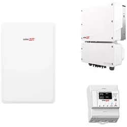 Speicher Wechselrichter Set System inkl. Hybridwechselrichter Home Battery HV 10 kWh + SE4000H Home Hub, SolarEdge
